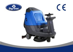 Blue / Grey Hard Floor Cleaner Machine For Railway Station Energy Saving