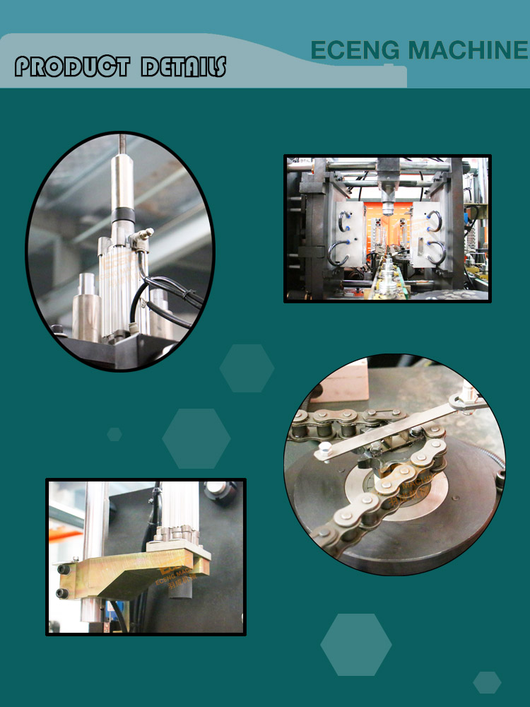 Automatic Eceng PET Stretch Blow Moulding Machine 3 Phase 220V