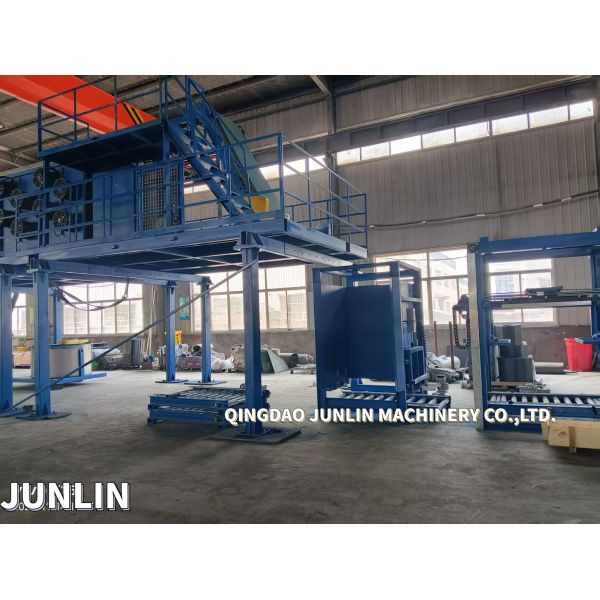 Space Saving Overhead Batch Off Cooler Line For Rubber Cooling Process