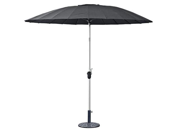 Cheap Fiberglass Aluminum Outdoor Sun Umbrella Free Standing Garden Parasol for sale
