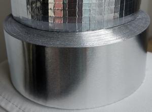 Best Matt Surface Aluminum Foil Adhesive Tape 90um Without Liner No Releasing Paper Garbage wholesale