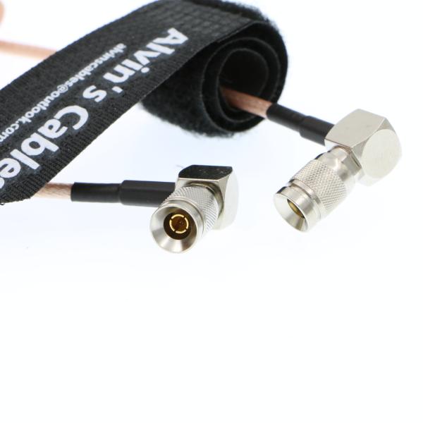 DIN 1.0/2.3 Right Angle to Right Angle HD SDI Cable for Blackmagic Video Assist
