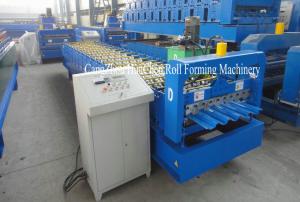 Best Mitsubishi PLC Corrugated Metal Roofing Sheet Roll Forming Machine Yield Strength 550Mpa wholesale