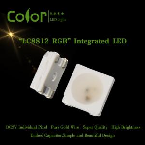 DC5V 60mA High Brightness 5050 Digital RGB ED Chip LC8812