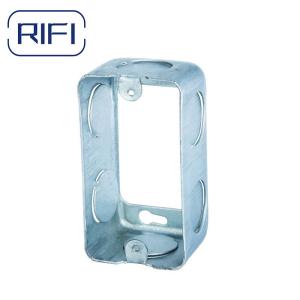 China Extension Galvanized Steel Metal Junction Box Electrical 2X4 EMT Conduit Metal Box on sale
