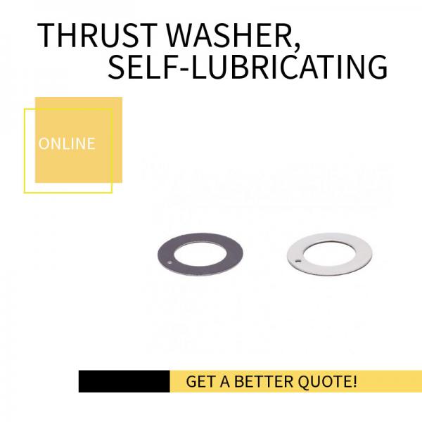 Cheap WC10 Thrust Washers Self Lubricating Plain Bearing PTFE Lined 20-10-1.5mm for sale
