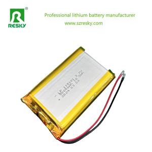 China Lithium polymer battery cell 105080 805080 3.7V 5000mAh battery for Power Bank on sale