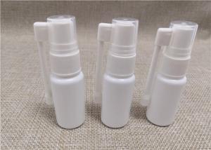 White Color Mist Spray Pump Bottle , Long Nozzle Small Plastic Spray Bottle