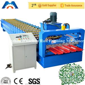 China Metal Roofing Sheet Glazed Tile Roll Forming Machine 19 Rows on sale