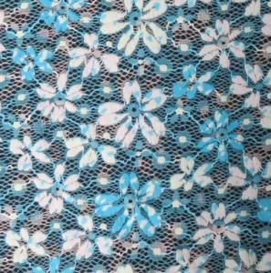 Best spandex & polyester Digital Printed Fabric , Print Stripe Lace Normal Dyeing wholesale