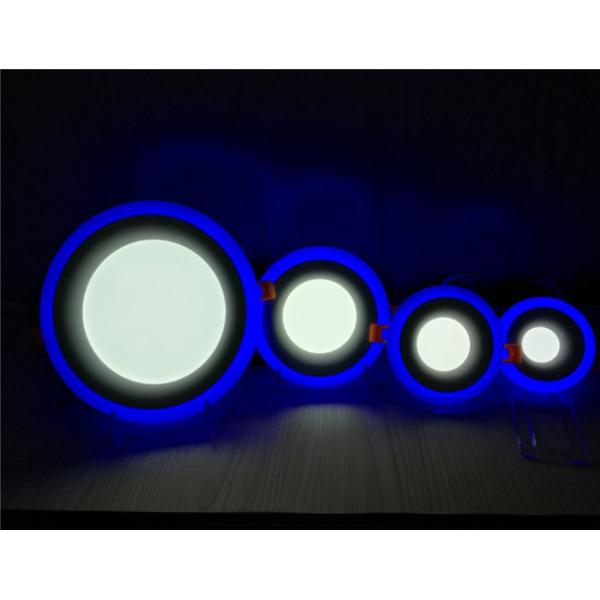 Double Color SMD LED Panel Light Camber Concave Ultra Slim Recessed Round