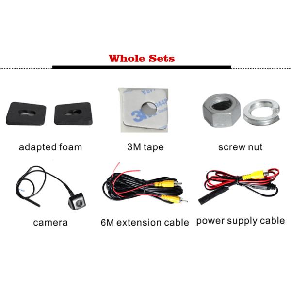 Universal Multi View Security Camera , 0.2 Lux HD Reverse Camera For Car