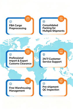 LCL Sea Freight Transportation Customs Clearance Global Coverage Real Time Tracking