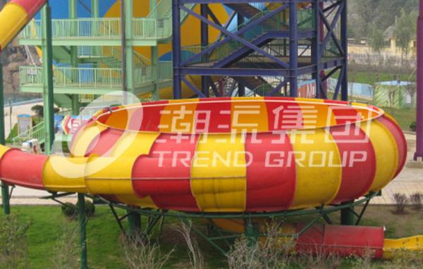 Cheap Outdoor Fiberglass Water Slide Games for One Person Per Time , Adult Used in Giant Water Park for sale