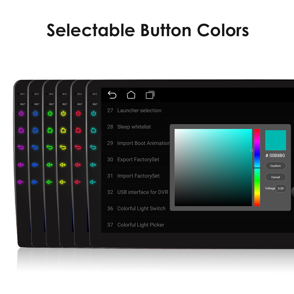 Universal Car Fitment 2.5D IPS Touch Screen 2 32G Android 12 Car Multimedia Player 9/10 Inch Radio Audio Head Unit