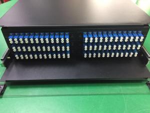 23 Mounting Ears 144 Port 2.5U ST Fibre Optic Patch Panel