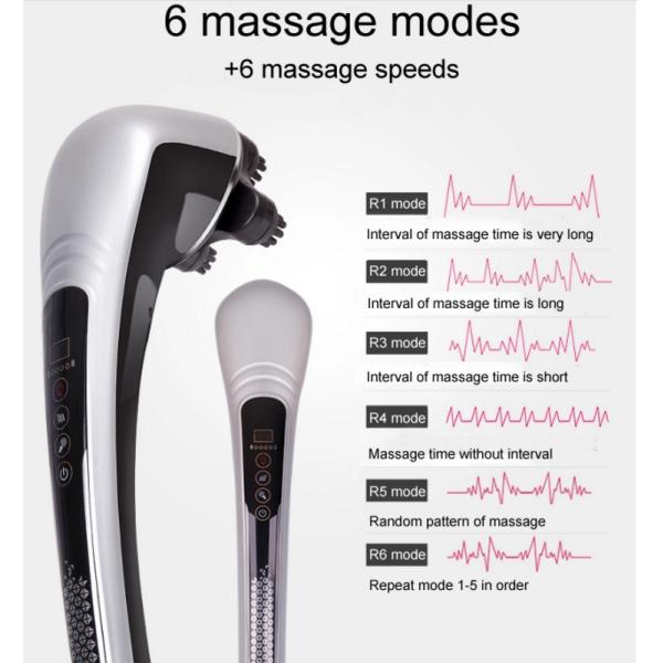 Red Light ABS Mobile Handheld Percussion Massager 16W For Body Relax