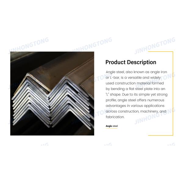 6m-12m Equal Length ASTM A36 Hot Rolled Bar Size Angle for General Purpose Structural and Mechanical Applications