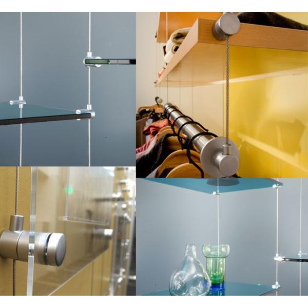 Rust & Fade Resistant Art Cable Hanging System Single Sided Guide Clamp
