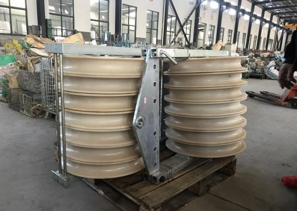 Large Diameter Transmission Stringing Blocks Cable Pulling Conductor Stringing