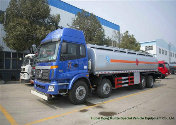 Cheap Foton Auman 8x2 Fuel Oil Truck For Diesel Oil Road Transport 27000 - 30000L for sale