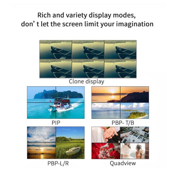 Audio Video Wall Controller 4K 8K HDMI Wall Projector 1x3 3x3 2x3 BIT-VWC-409R