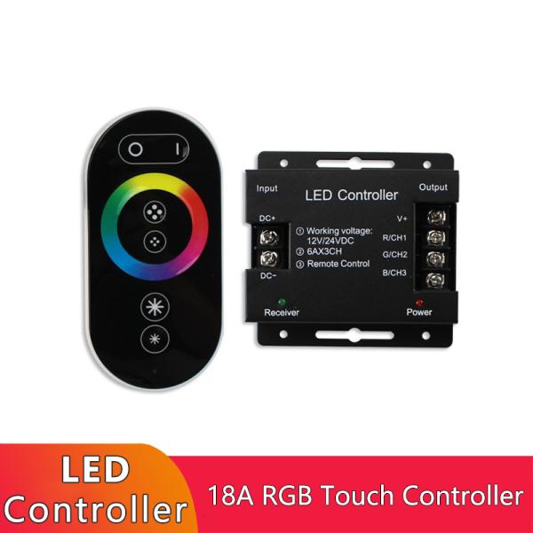 18A Touch Screen LED RGB Strip RF Controller For LED Strip Light
