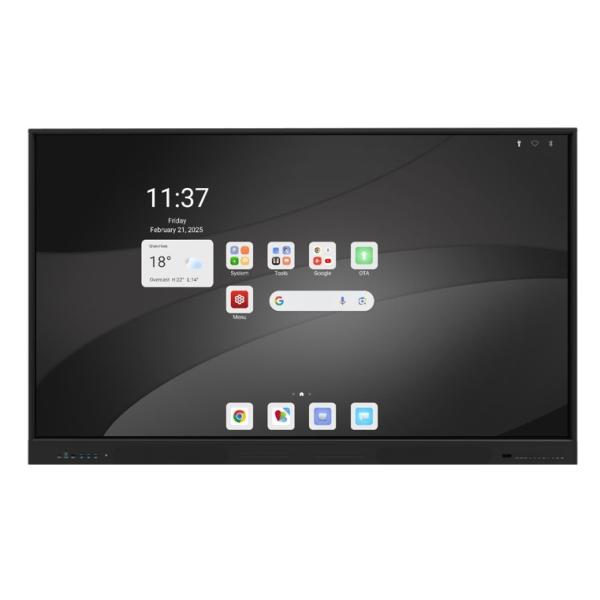 High-end Android (16+256GB) 75 inch Interactive Flat Panel Support dual system