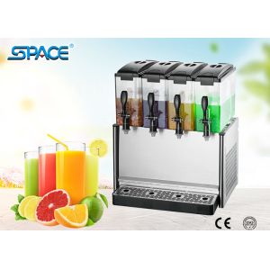 Best Four Tanks Cold Drink Dispenser Commercial / Juice Beverage Dispenser wholesale