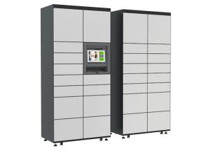China CE FCC Electronic Post / Mail Lockers with Advertising Videos 19” LCD Display on sale