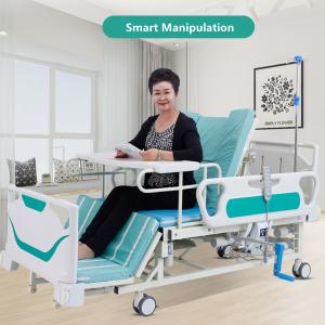 Best ABS Guardrails Metal Nursing Hospital Adjustable Beds With 4 Castors wholesale