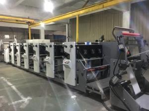 Best 4color series stick label flexo printing machine RY-320- 3color adhviese label printing machine /narrow web printing wholesale