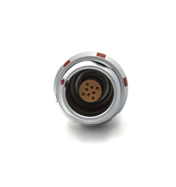 Cheap Self Locking Circular Push Pull Connectors ZEG 1K 8 Pin Socket Connector for sale