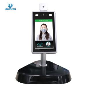 Best 0.4m Security Turnstile Gate Contactless Face Recognition Temperature Measurement wholesale