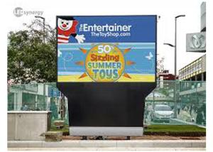 Best High Resolution Outdoor LED Displays 10mm RGB Real Pixels For Landmarks / Transportation wholesale