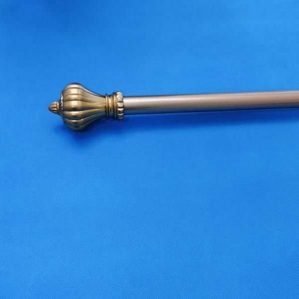Cheap Gold Nordic 6.7m 28mm Steel Pipe Curtain Rods for sale