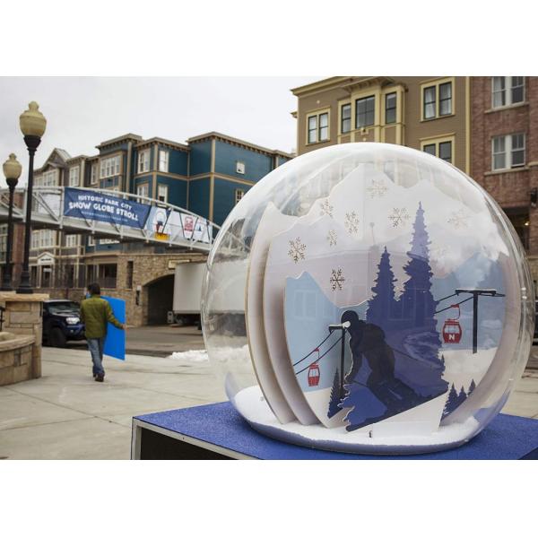 Decoration Inflatable Moon Balloon Light Waterproof Lasting Festive Atmosphere 160cm
