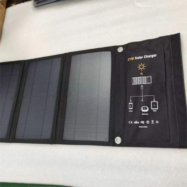 Cheap 21W Portable Folding Solar Panel Handbag For Camping Travelling for sale