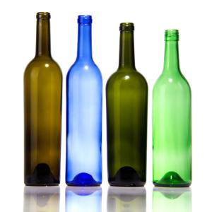 Best ODM Colored Glass Wine Bottle 500ml 700ml 750ml 1500ml wholesale