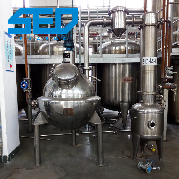 Ball Type Herbal Extraction Equipment Stainless Steel Concentrating Machine
