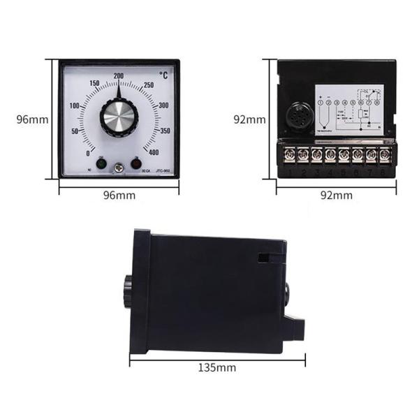 JTC-902 mechanical knob thermostat regulator 0~400 pointer temperature controller