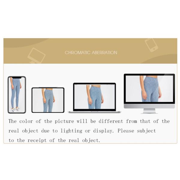 Yarn Dyed Weaving Women's Stretch Patterned Yoga Pants Nylon Polyester Spandex