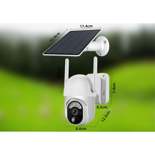 IP65 Outdoor Home Security Camera 3G 4G LTE Cellular Security Camera 2K FHD No WiFi