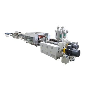 Best Water Cooling HDPE / PP Plastic Pipe Extrusion Machine Automatic Control wholesale