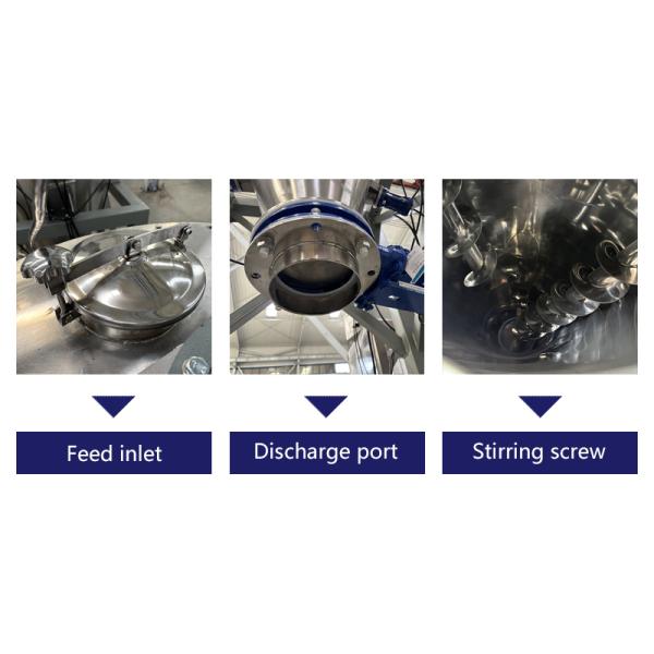 The Conical Mixer Is Specially Designed For Uniform Powder Mixing And Easy Operation In The Food And Chemical Industries.