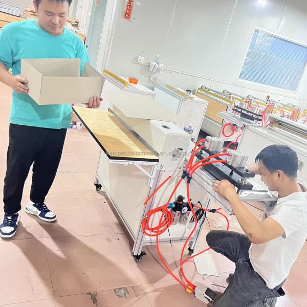 Semi-Automatic Pneumatic V Grooving Machine 220V Programmable for Sample Box Making