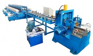 Best 7.5Kw Hydraulic Power Fire Resistant Metal Door Frame Roll Forming Machine With 1.2mm Material Thickness wholesale