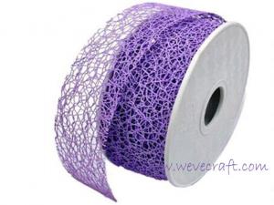 China mesh ribbon  DIY packing decoration ribbon on sale