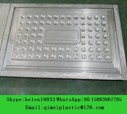 Blister Process Type Clear Tablet Packing Tray Plastic Material