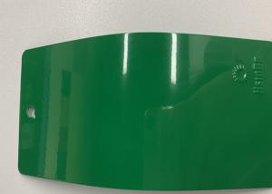 Best Thermosetting Green Glossy Polyester Powder Coating , Flat Smooth Powder Paint wholesale